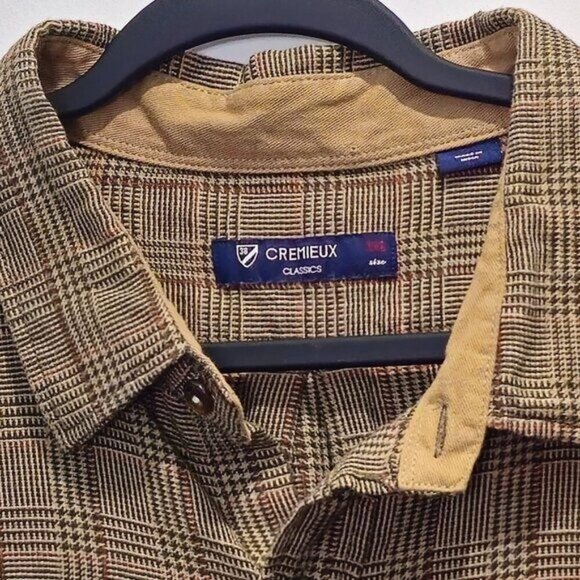 Cremeux Classics Mens Plaid Button-Up Shirt XXL - Picture 2 of 13
